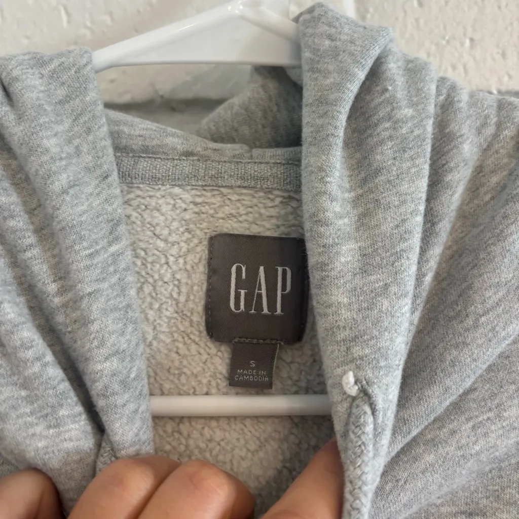 Gap vintage soft relaxed hoodie in grey - Image 3