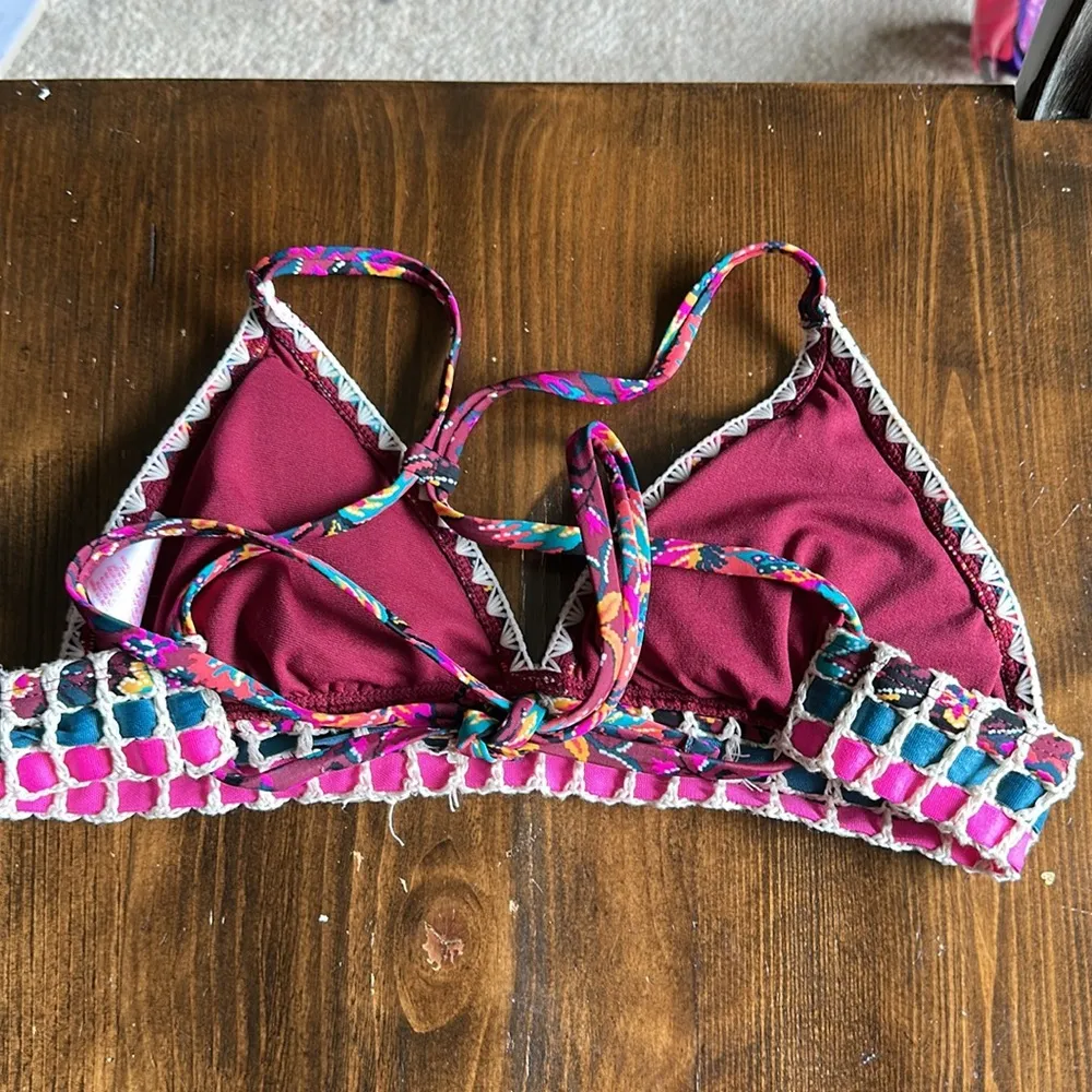 Embroidered Bikini Top - Image 4
