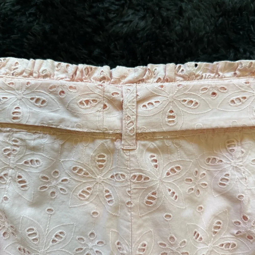 Crown & Ivy Pink Light Pink Eyelet Shorts - Image 8