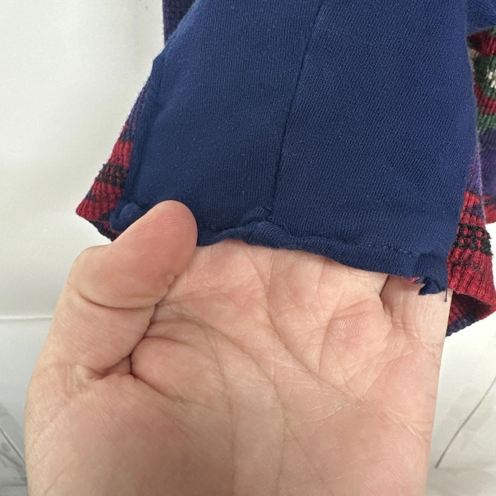 Chaps Women’s Size L Southwestern Aztec Print Henley Knit Long Sleeve Sweater - Image 10