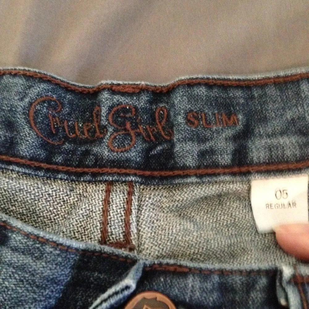 Cruel Girl slim low rise straight leg jeans 5 - Image 5