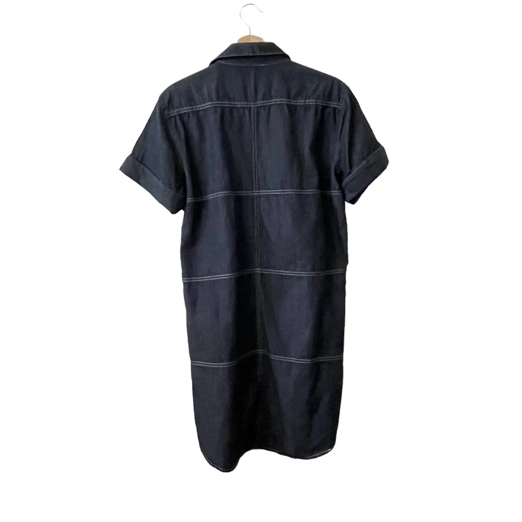 7 For All Mankind  Denim Mini Dress L - Image 4