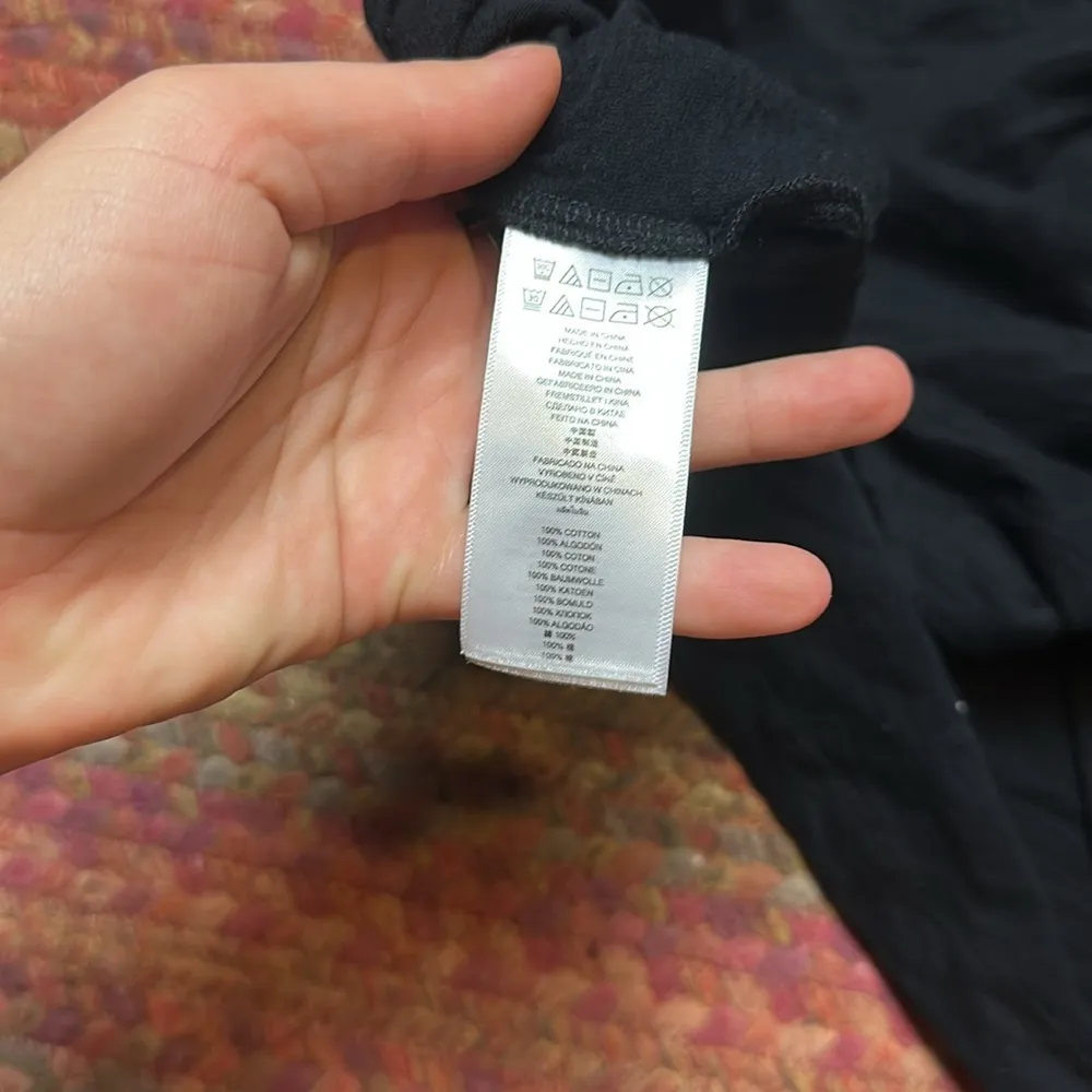 MICHAEL MICHAEL KORS ANIMAL PRINT GOLD LOGO BLACK TEE Size undefined - Image 4