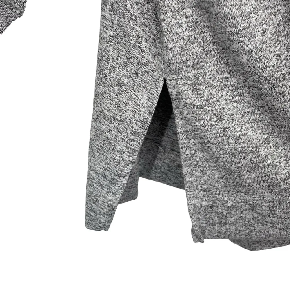Donna Karen Sleepwear Gray Hoodie Drawstring Soft Pullover - Image 5