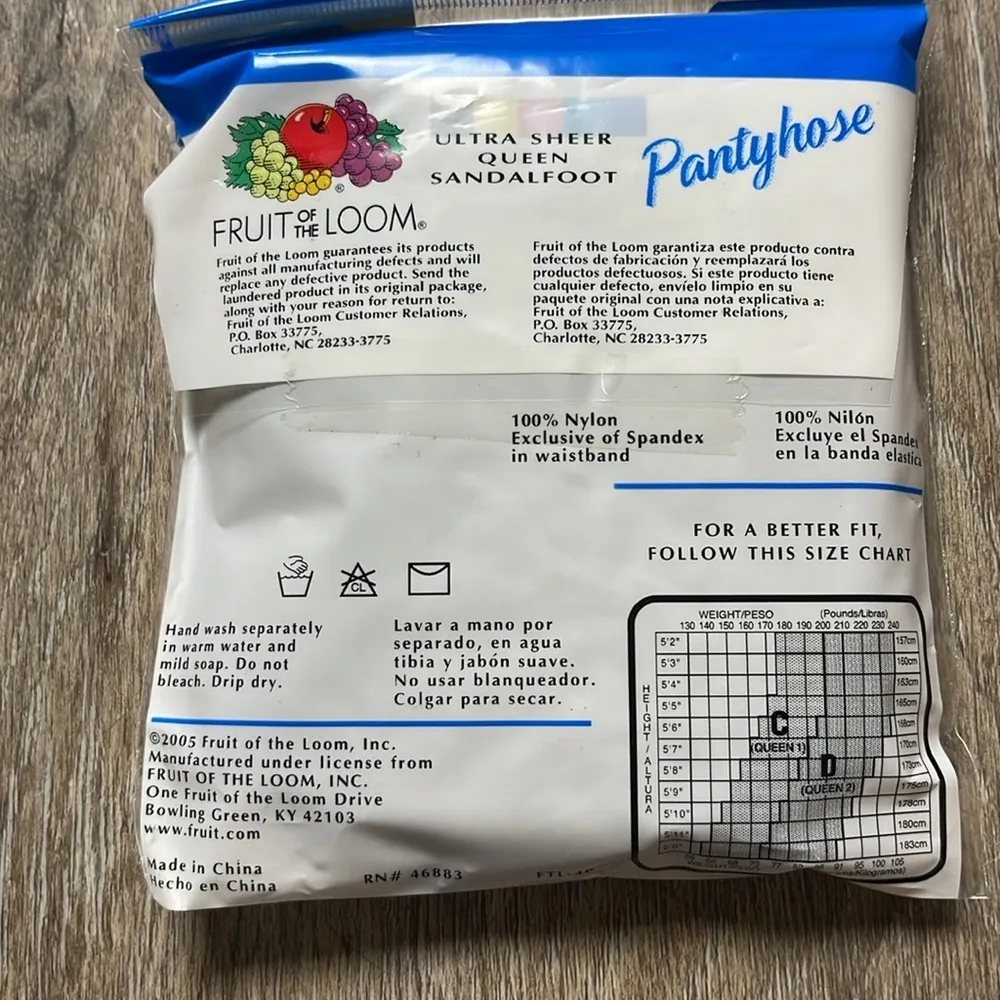 Queen Ultra Sheer Taupe Pantyhose Size D (3X-4X) - Image 5