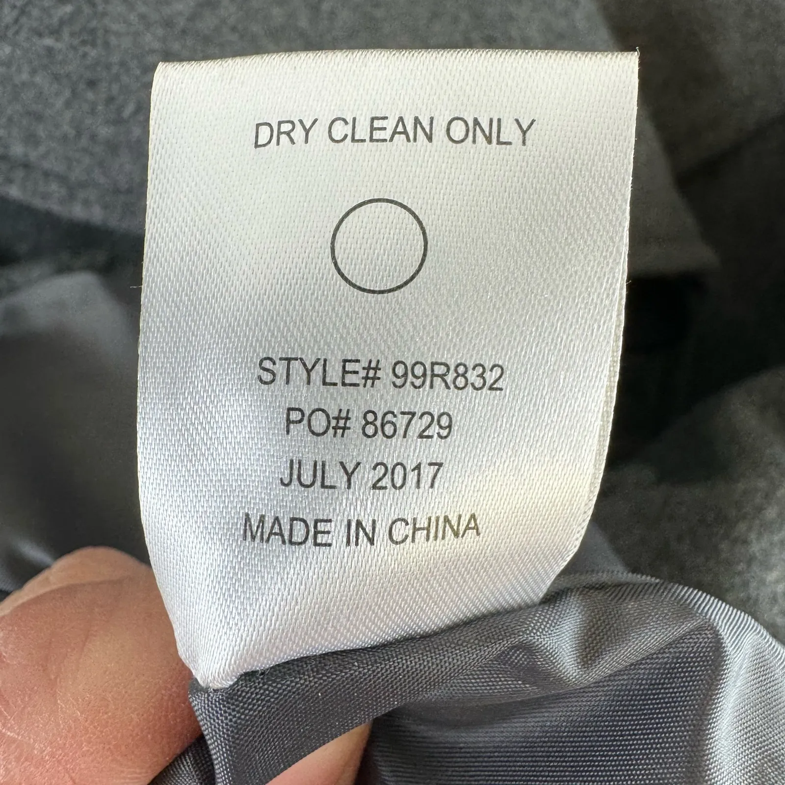 Rampage Gray Double Breasted Collared Button Up Lined Pea Coat Pockets Size S‎ - Image 6