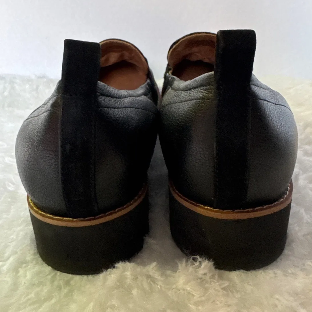 Vionic charm Cynthia lug sole slip on loafers black silver retro Y2k style 10 - Image 8