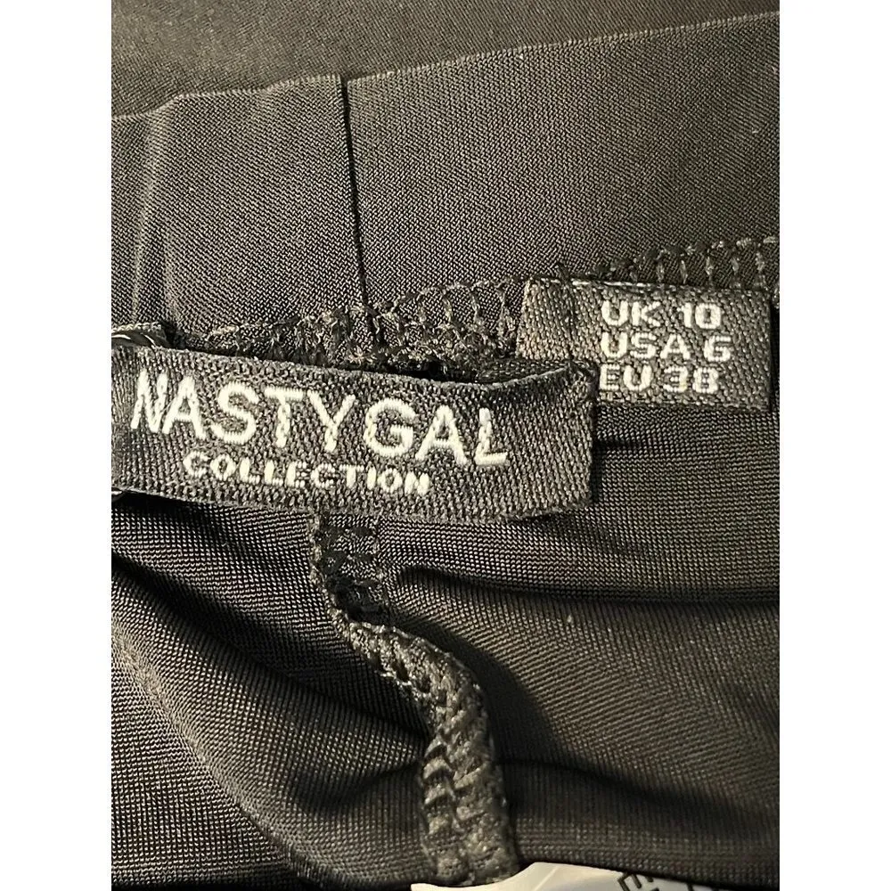 NWT Nasty Gal Black Stretchy Pants 6 - Image 5