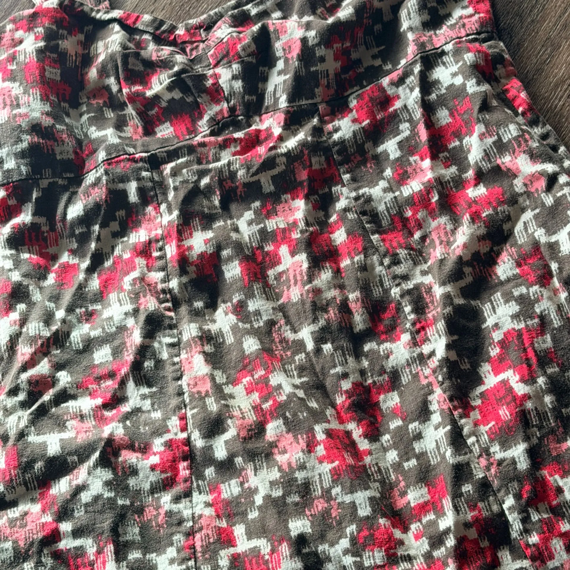 Patagonia W's Summertime Dress Organic Cotton Hemp Blend Odalisque Silt Print - Image 5