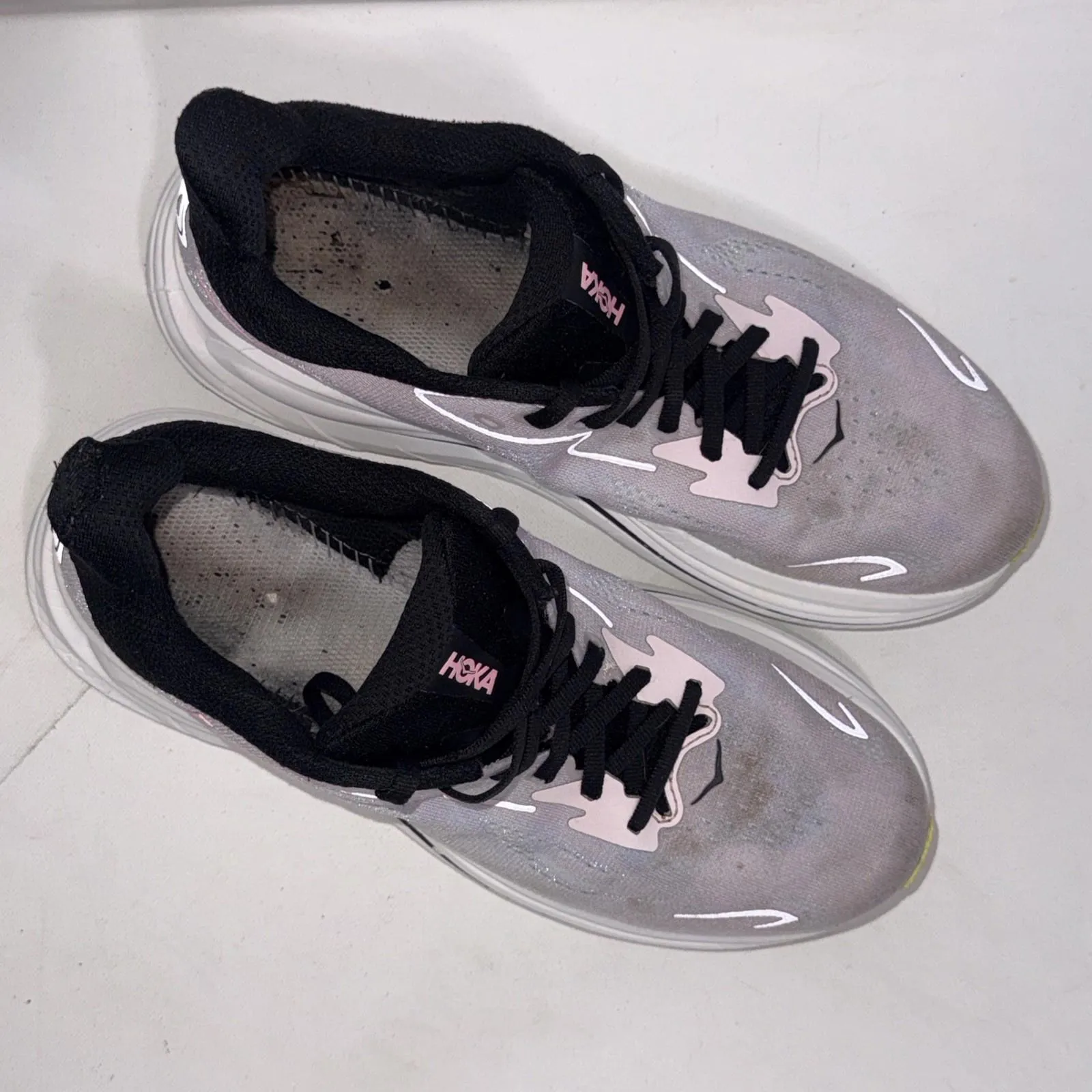 Hoka One One Clifton 10 Shoes Womens 9B Pink Road Running Athletic Sneakers Size 9 - Image 9