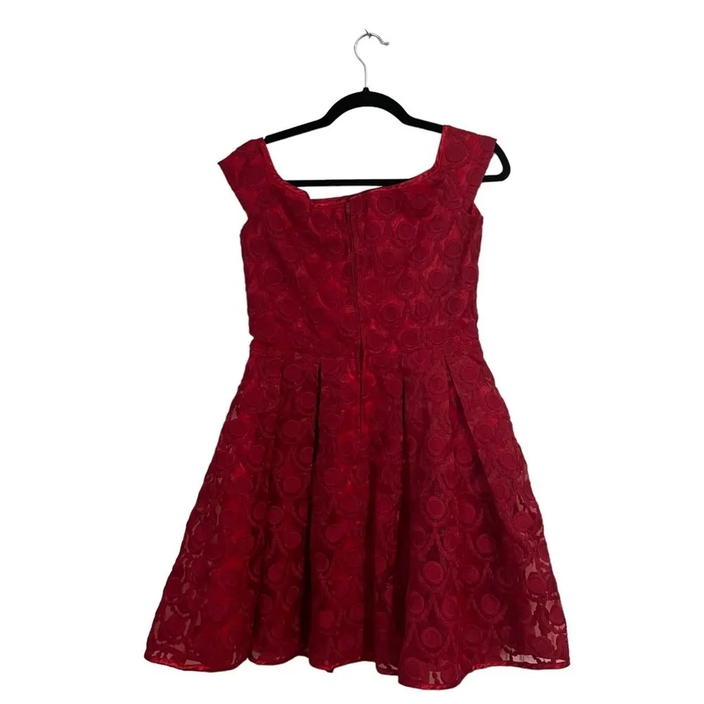 Hell Bunny Limited Edition Paris Lace Off the Shoulder Dress, New with Tags - Image 5