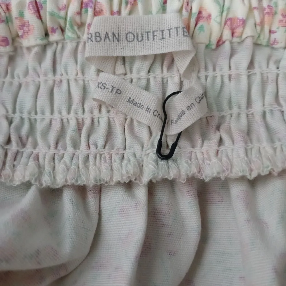 UO Love Struck Floral Hook + Eye Mini Skirt Size XS - Image 9