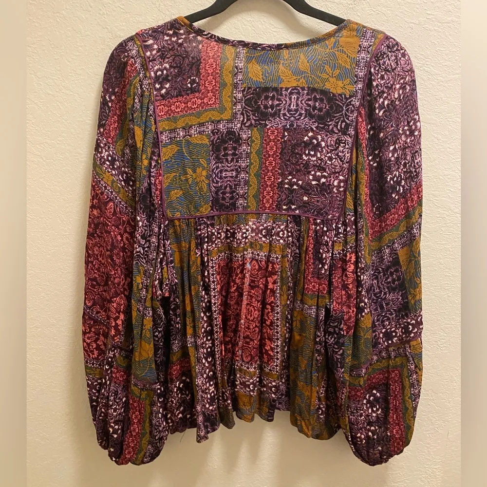 Vici Bohemian Style Balloon Sleeve Blouse Size Medium - Image 11