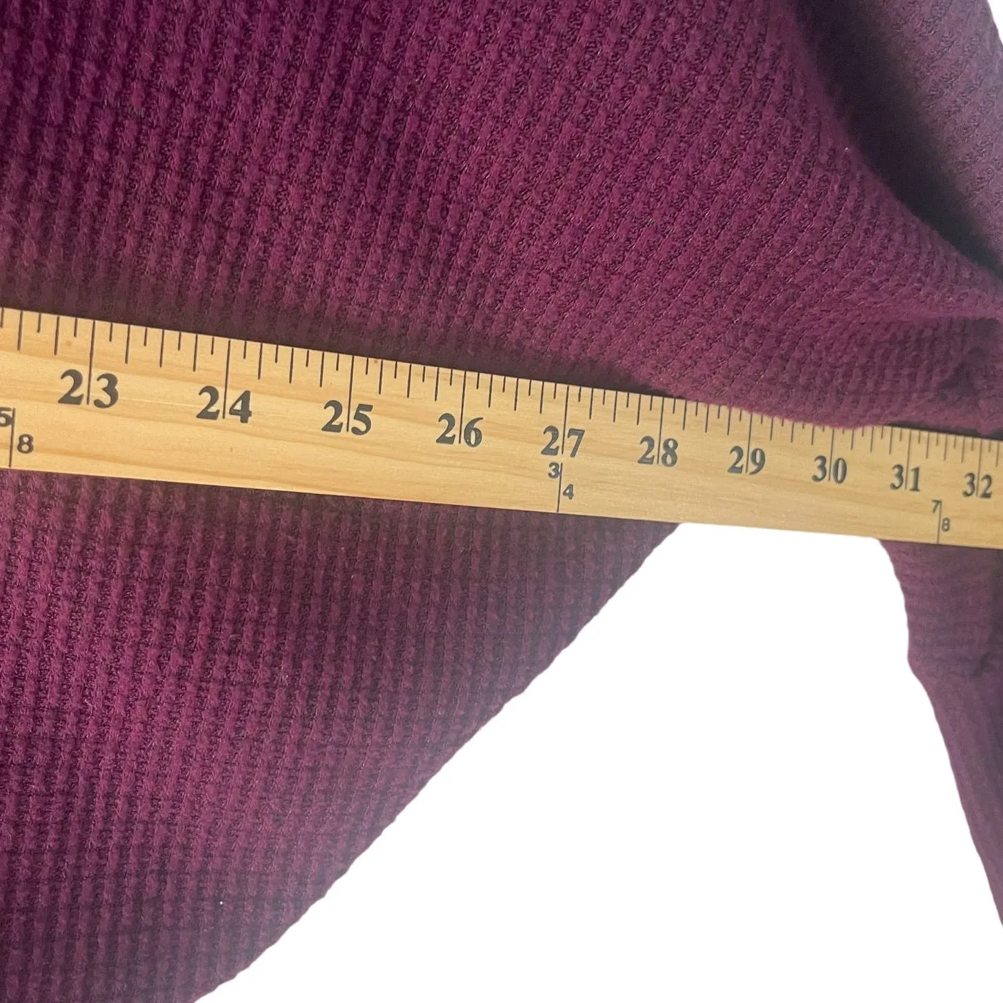 Retreat Women's Size Small‎ Burgundy Purple Two Piece Pajama Set - Image 9