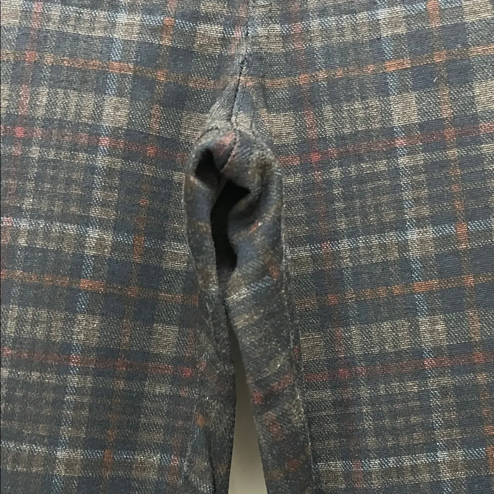 Sanctuary  Dark Plaid Elastic Waist Grease Leggings - Size Small - Image 6