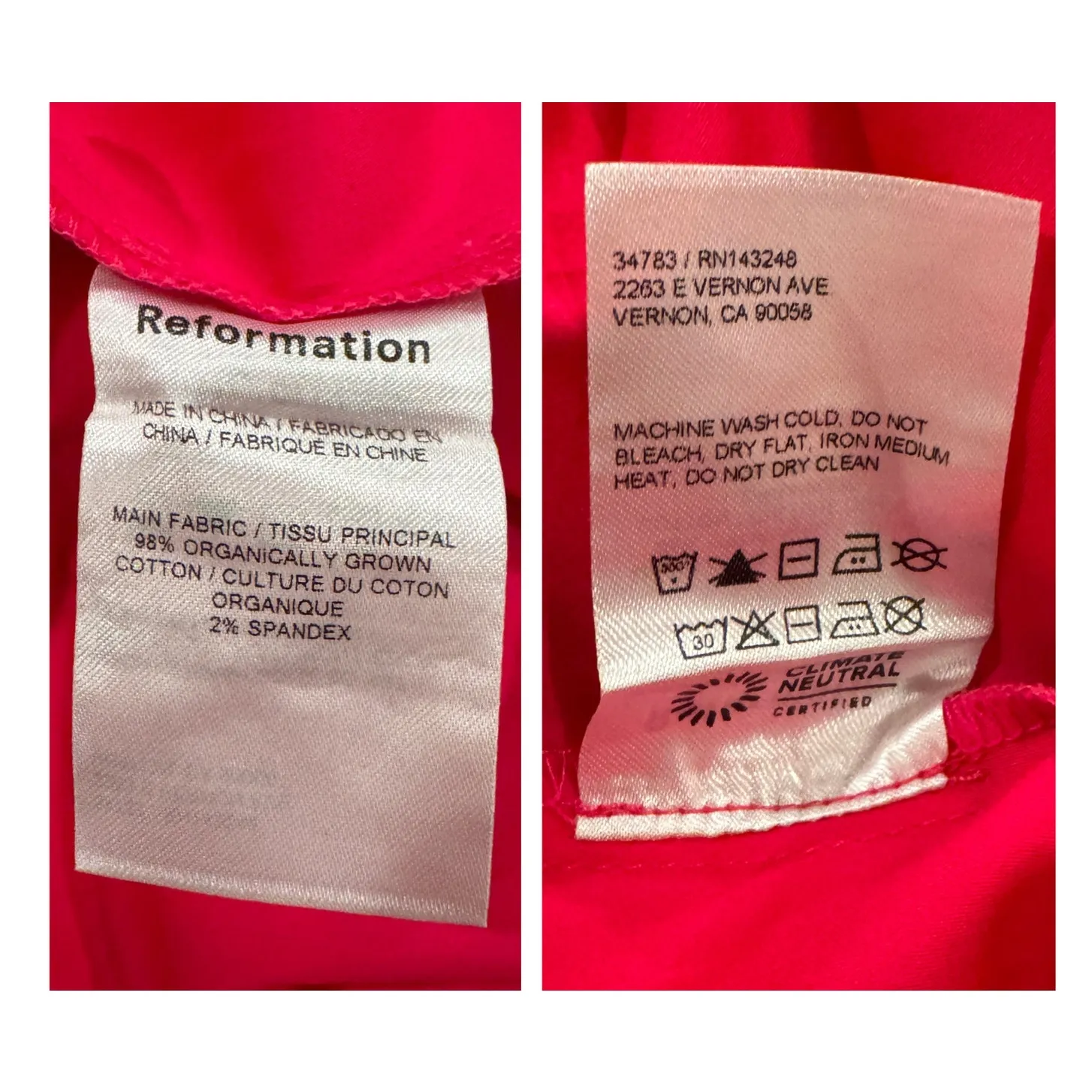 Reformation Farley Dress in Corvette Size 4 - Image 6