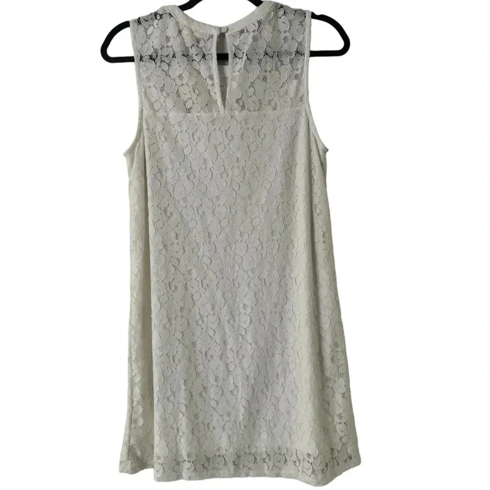 Monteau Lace Eyelet White Dress - Image 2