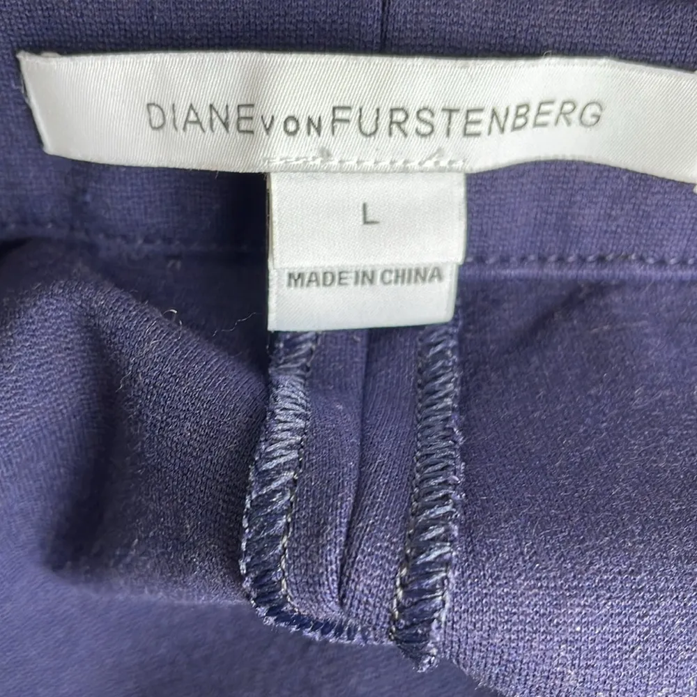 DIANEvonFURSTENBERG Blue Lyndsi
Leather & Suede Leggings - Image 5