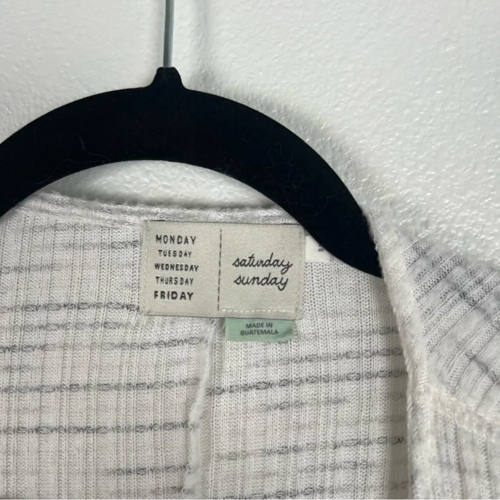 Anthropologie Saturday Sunday‎ Cream Cardigan - Image 6