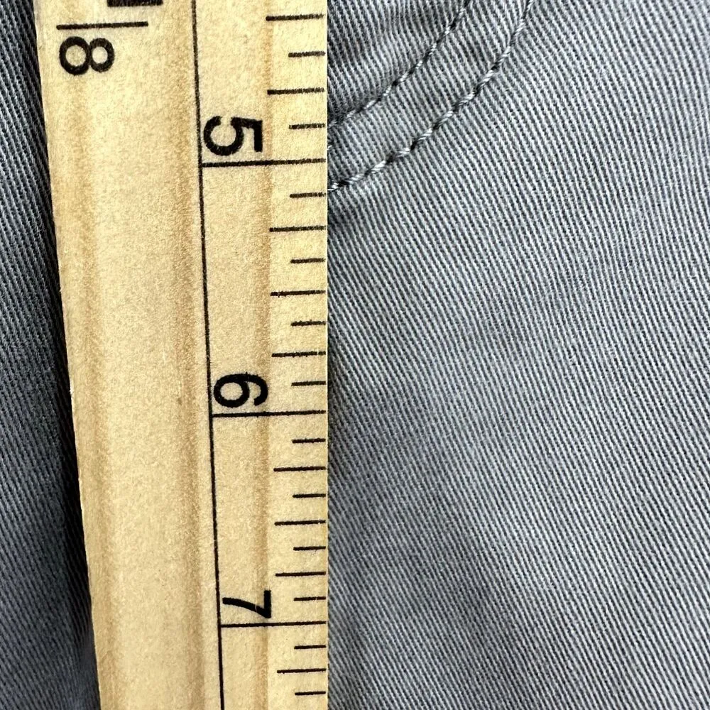 Y2K VTG Victoria Secret London Jeans Womens 6 gray Cargo Pants Low Rise Grunge - Image 6