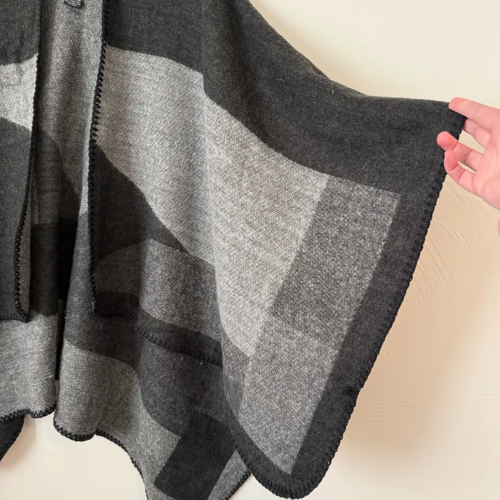 Roffe Accessories Ruana/Wrap One Size Grey Gray - Image 3