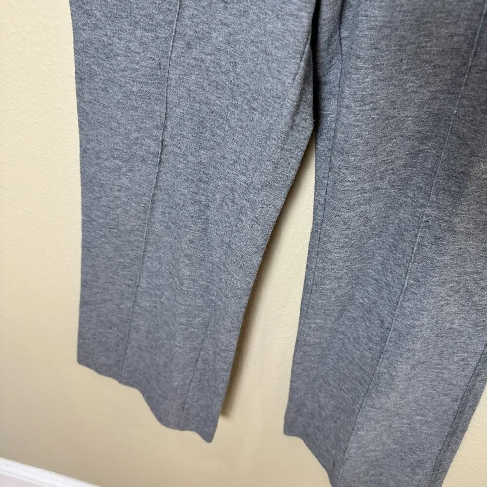 CARTONNIER by ANTHROPOLOGIE Flannel Stretch Wide Leg Cropped Trousers Size Large - Image 4