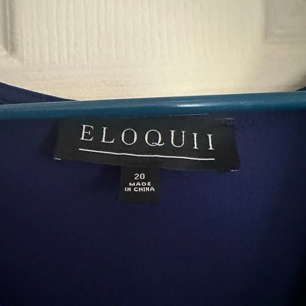 Eloquii Navy Pleated Dress |  - Image 2