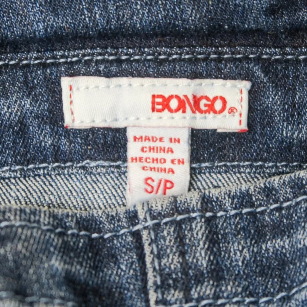 Vintage Y2K Bongo Denim Skinny Overalls - Image 9