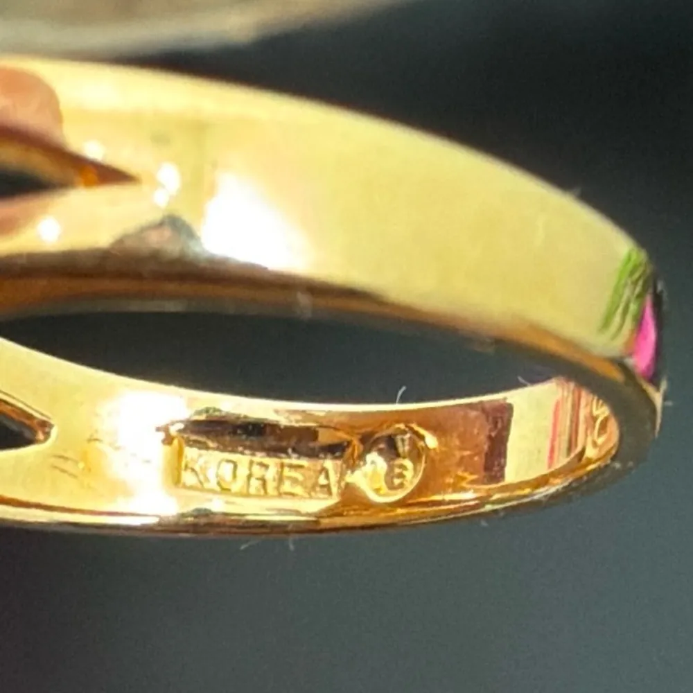 Vintage Signed KOREA Gold - Image 15