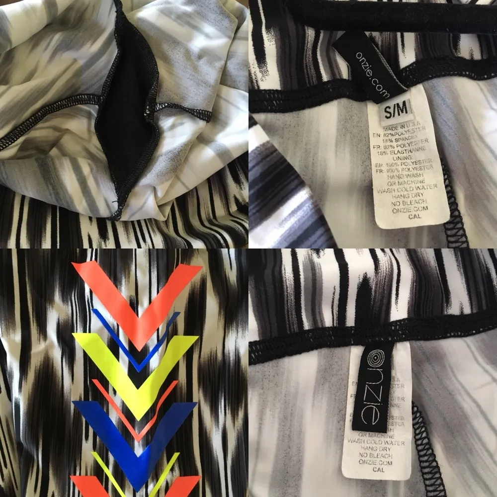 Onzie Hot Yoga Venice Capri Leggings S - Image 8