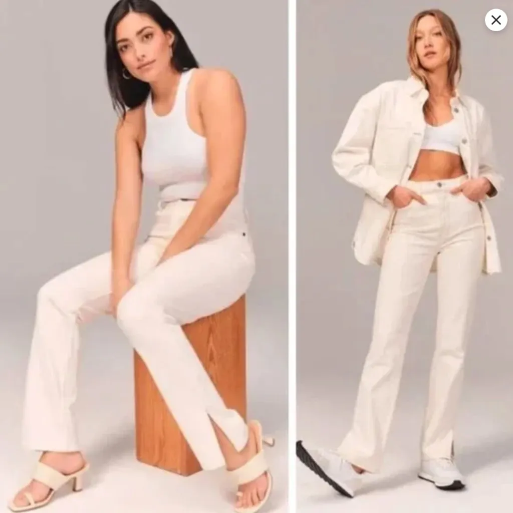 Abercrombie 90's Straight High Rise 25 curve love - Image 6