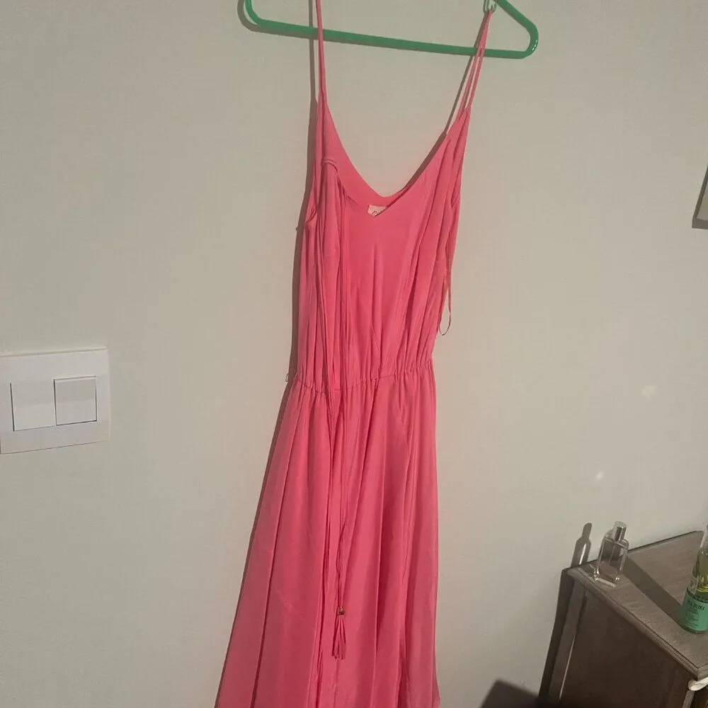 Yumi Kim medium hot pink maxi dress - Image 4