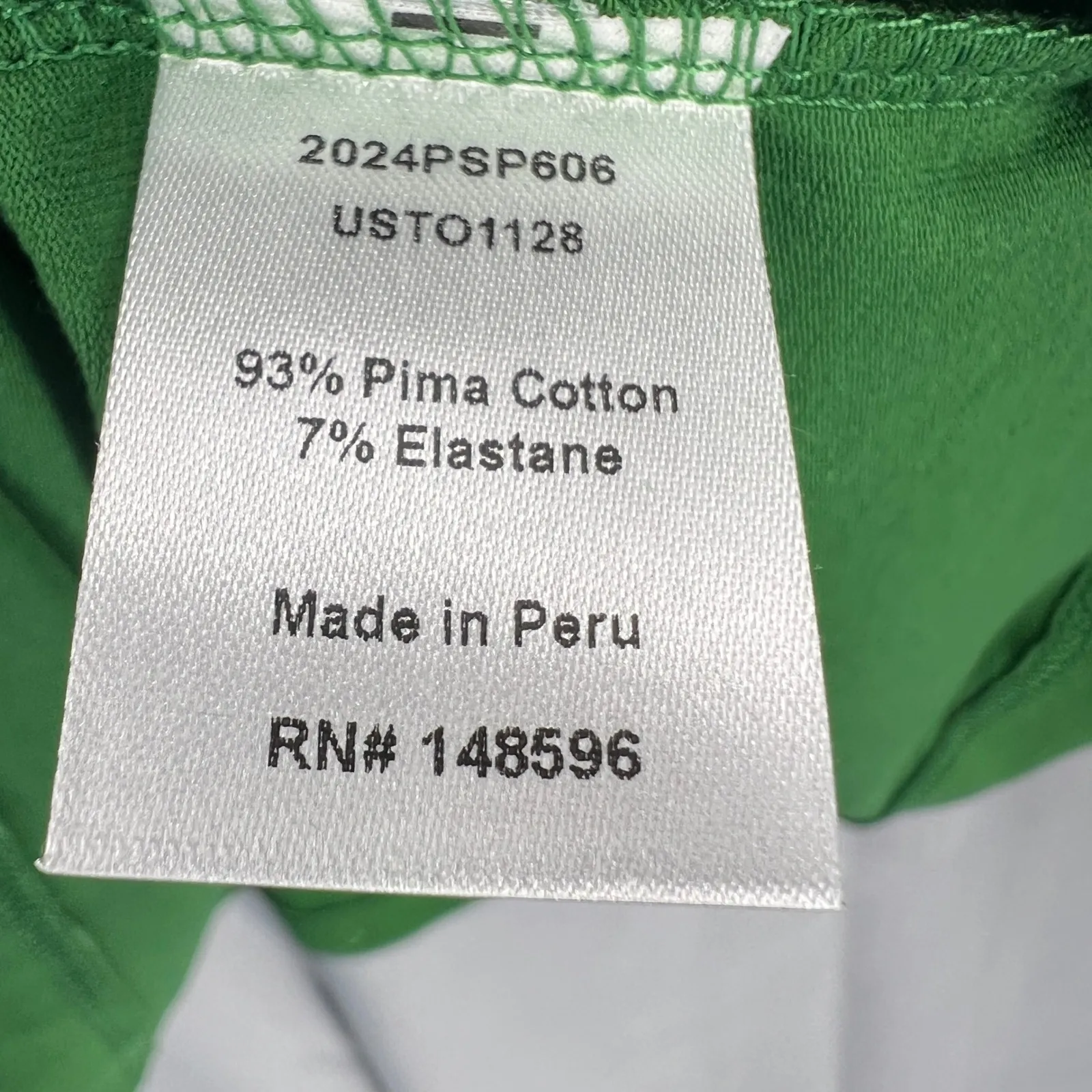 Universal Standard V-Neck Tank Top Kelly Green Pima Cotton Size 3XS / 2-4 New - Image 3