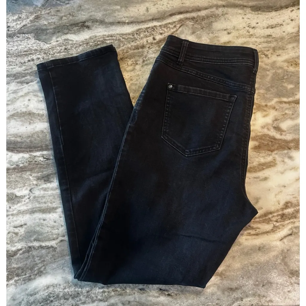 Women's INC Black Straight Leg Jeans Size 12 - Image 3
