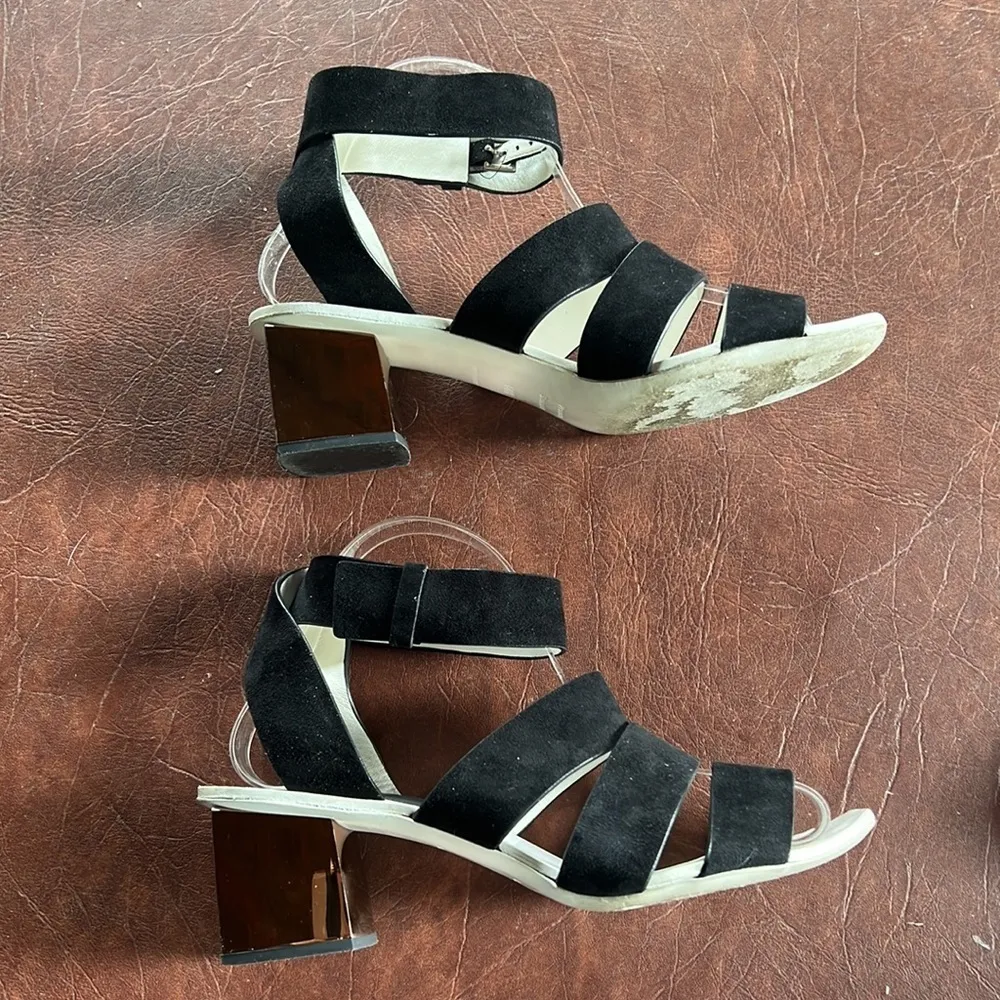 Proenza Schouler Suede Sandal with Copper Heel - Image 4