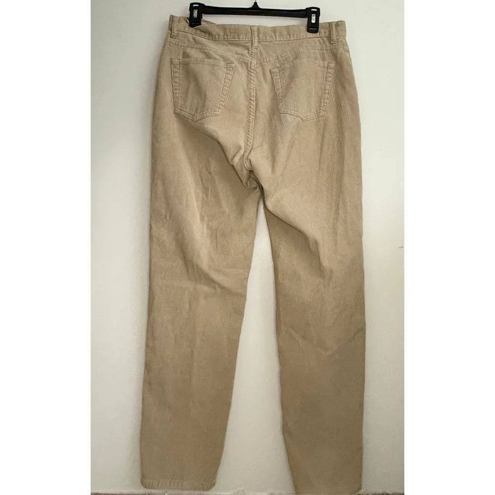 L Size 14 Gap Beige Corduroy Straight Leg - Image 8