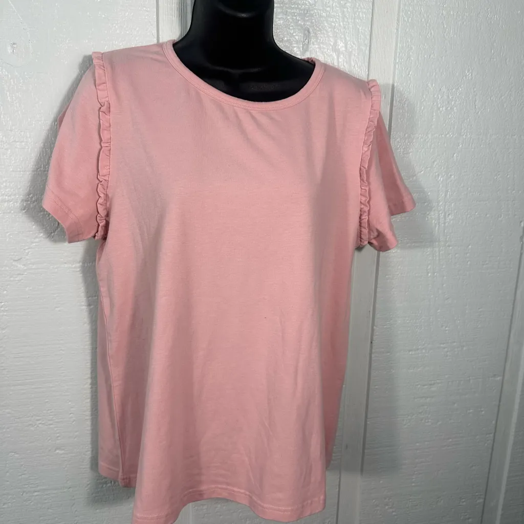 Journey Five Women’s Pink Short Sleeve Top Size XL EUC - Image 3