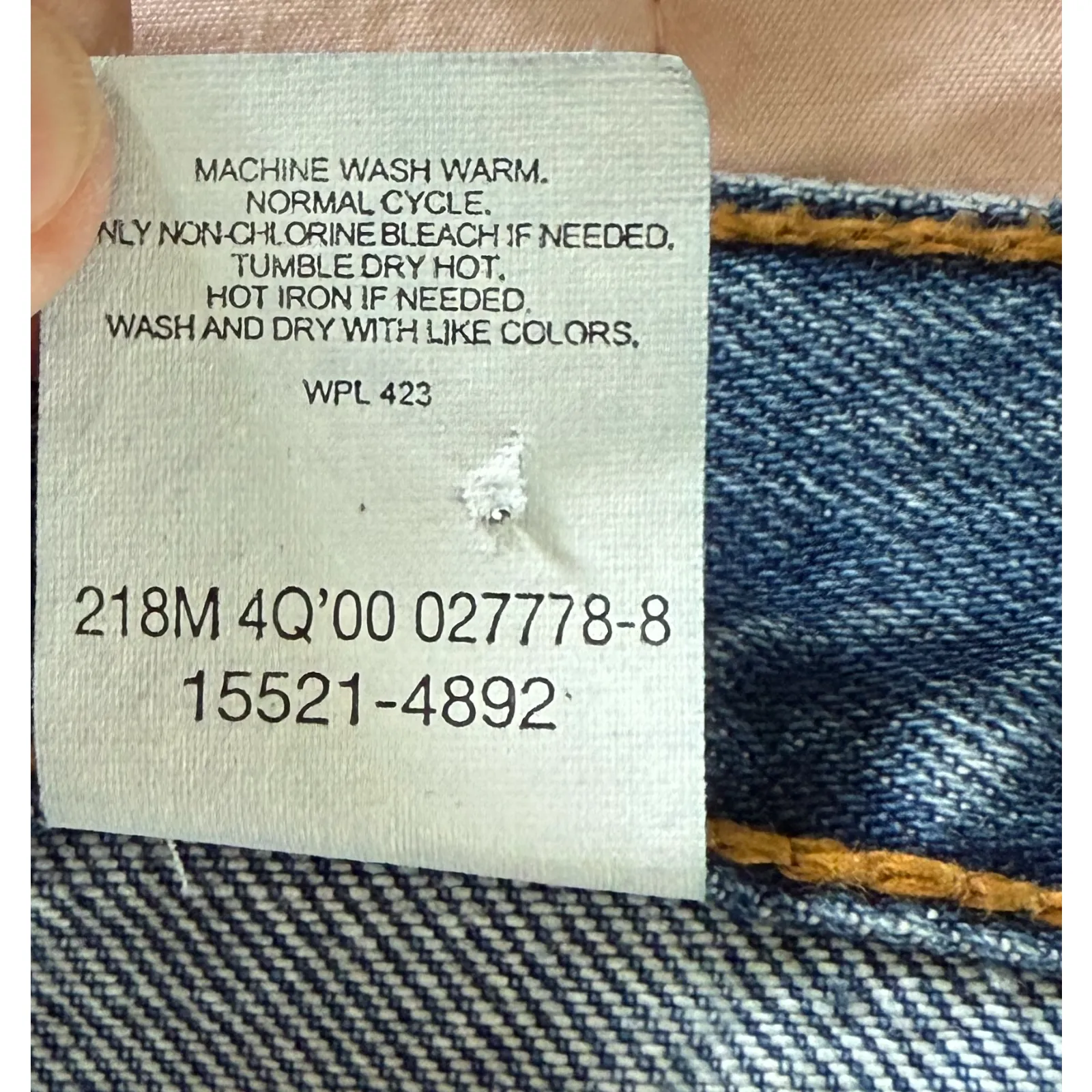 Vintage LEVIS 512 Womens Size 18 Mom Jean Blue Denim Straight Heavy Y2K - Image 3