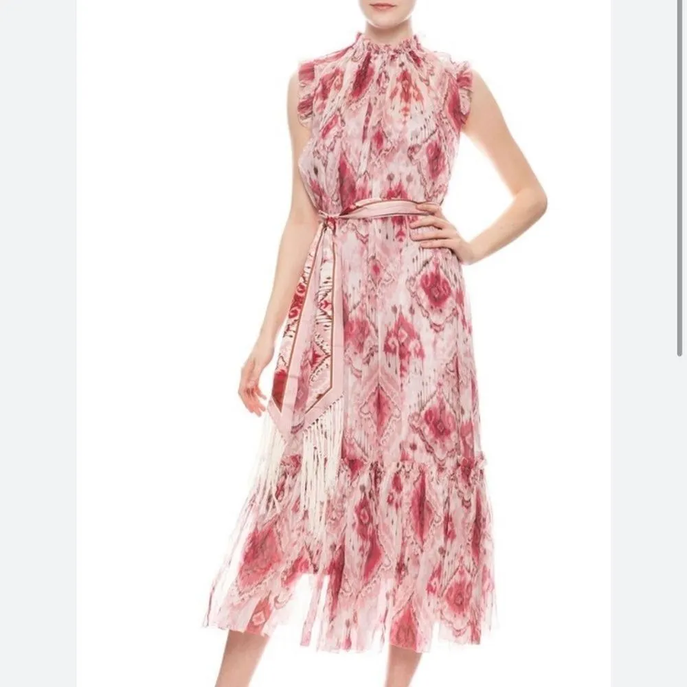 NWT zimmermann wavelength silk dress size0 - Image 5