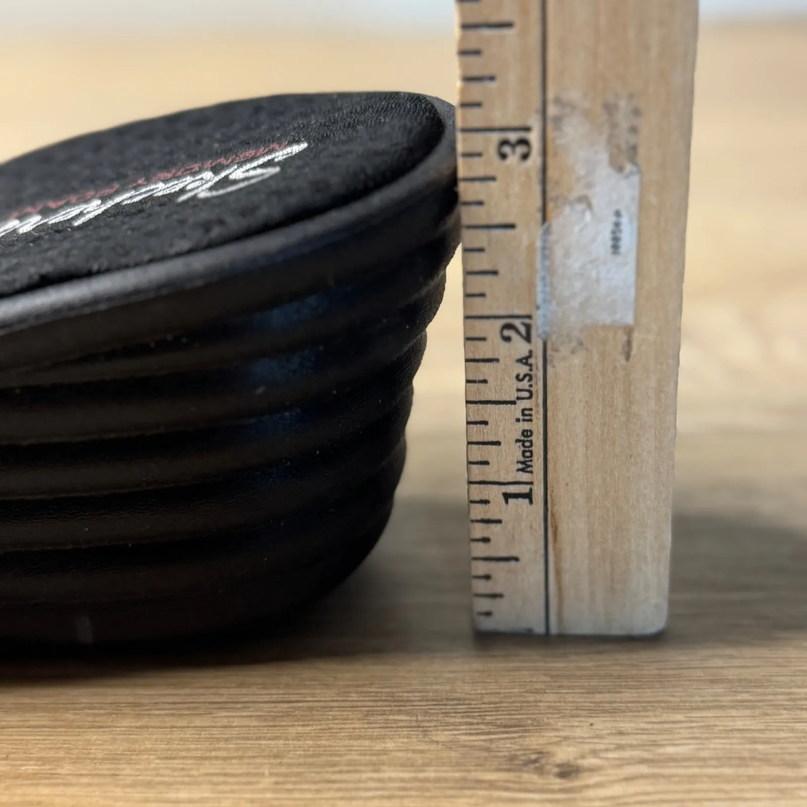 Skechers Cali Wedge Sandals Womens 8.5 W Pewter Memory Foam Comfort Wide‎ Fit - Image 11