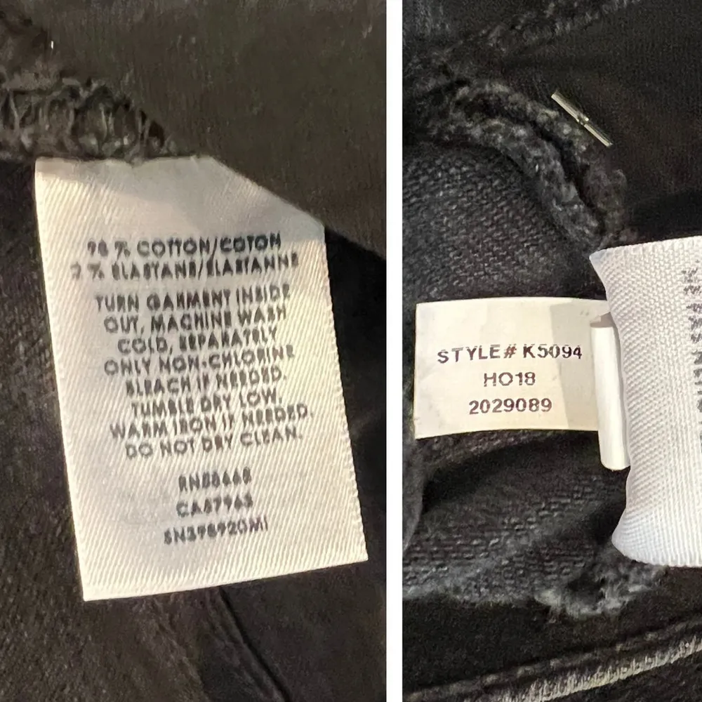 Something Navy Slit Hem High Rise Skinny Jeans Size 10/30 - Image 8