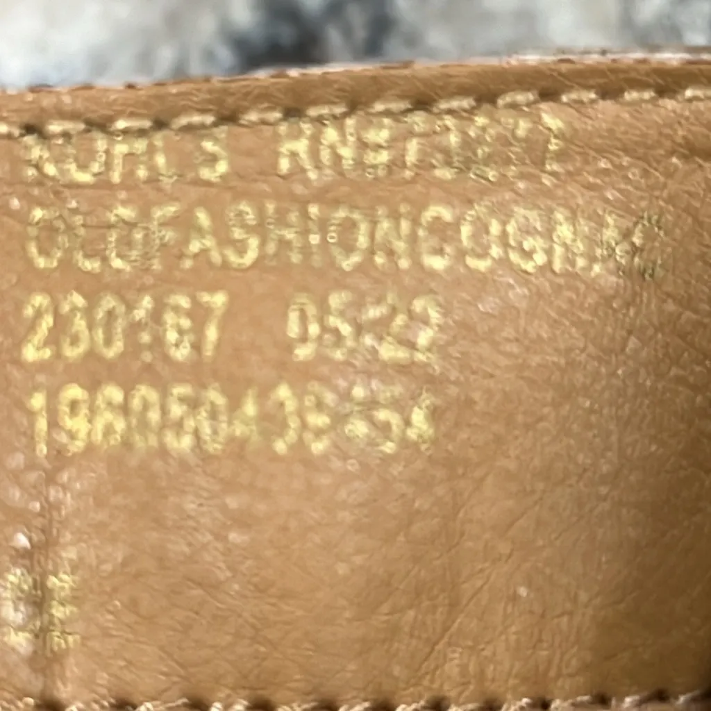 *NEW*. SO® Women's Old Fashion Fringe Western Ankle Boots, Cognac, Size 10 - Image 8