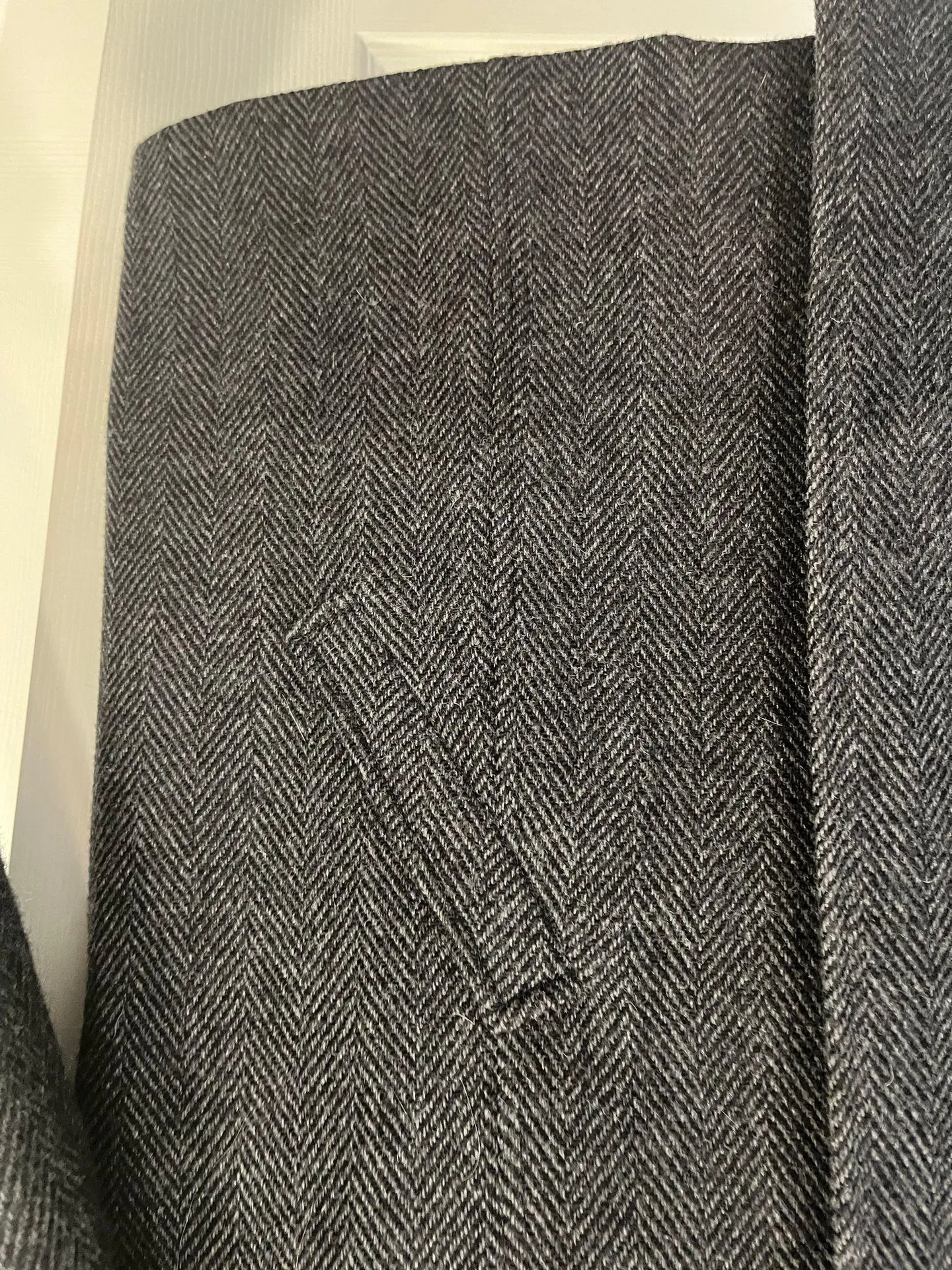 Croft & Barrow Black Wool Coat In Size Large - Image 5