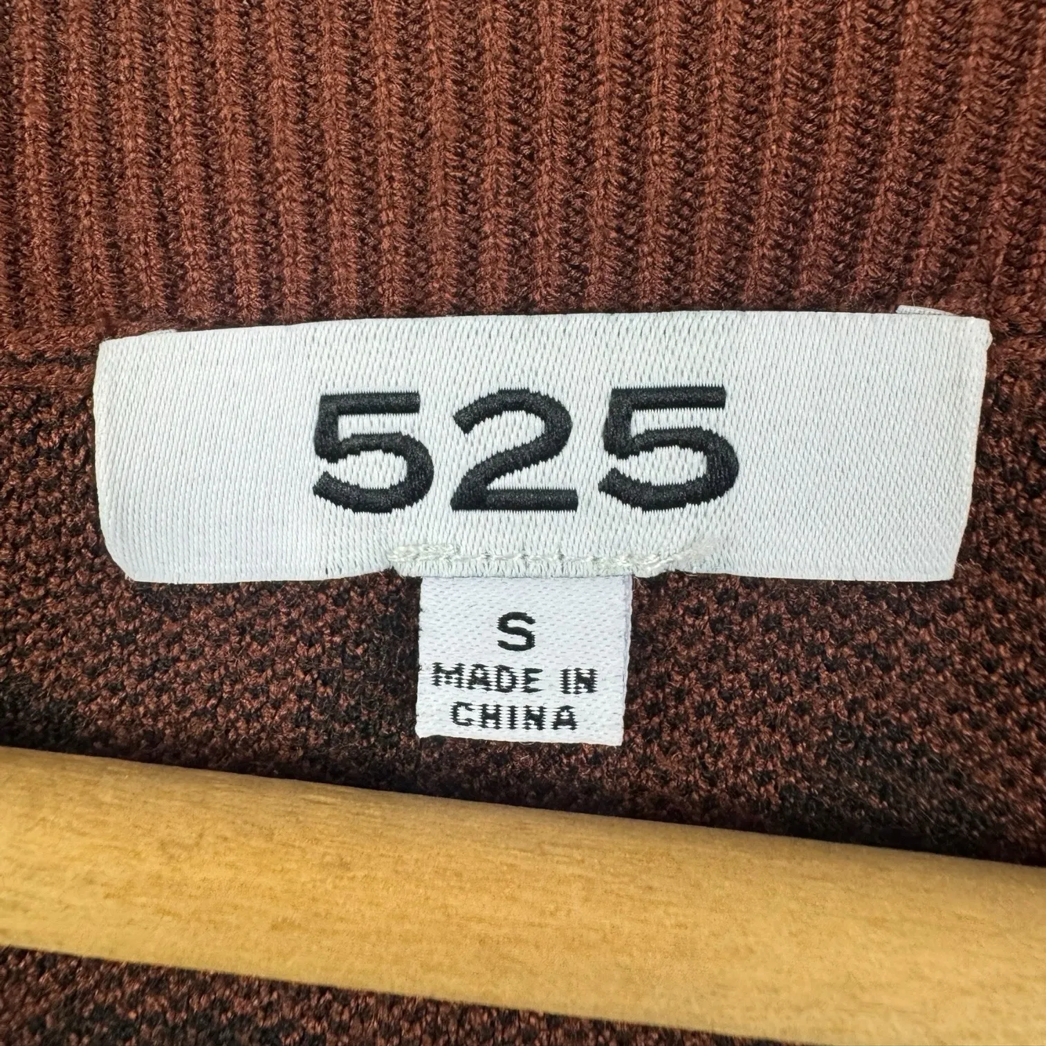 525 America Women's Leopard Cheetah‎ Long Puff Sleeve Sweater Dress Sz S - Image 4