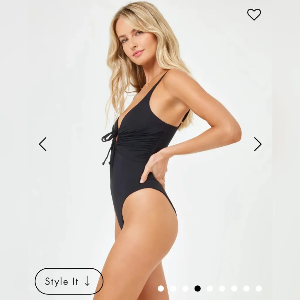 New! L*Space Piper Classic One Piece Swimsuit Bodysuit in Black Sz XL $180‎ - Image 5