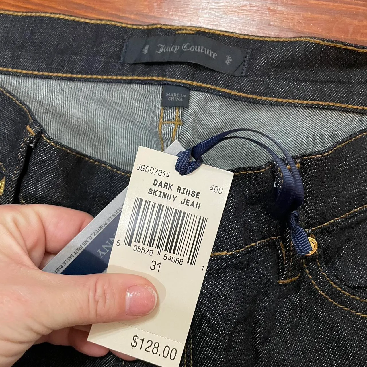 Juicy Couture Dark Rinse Skinny Jean  - Image 2