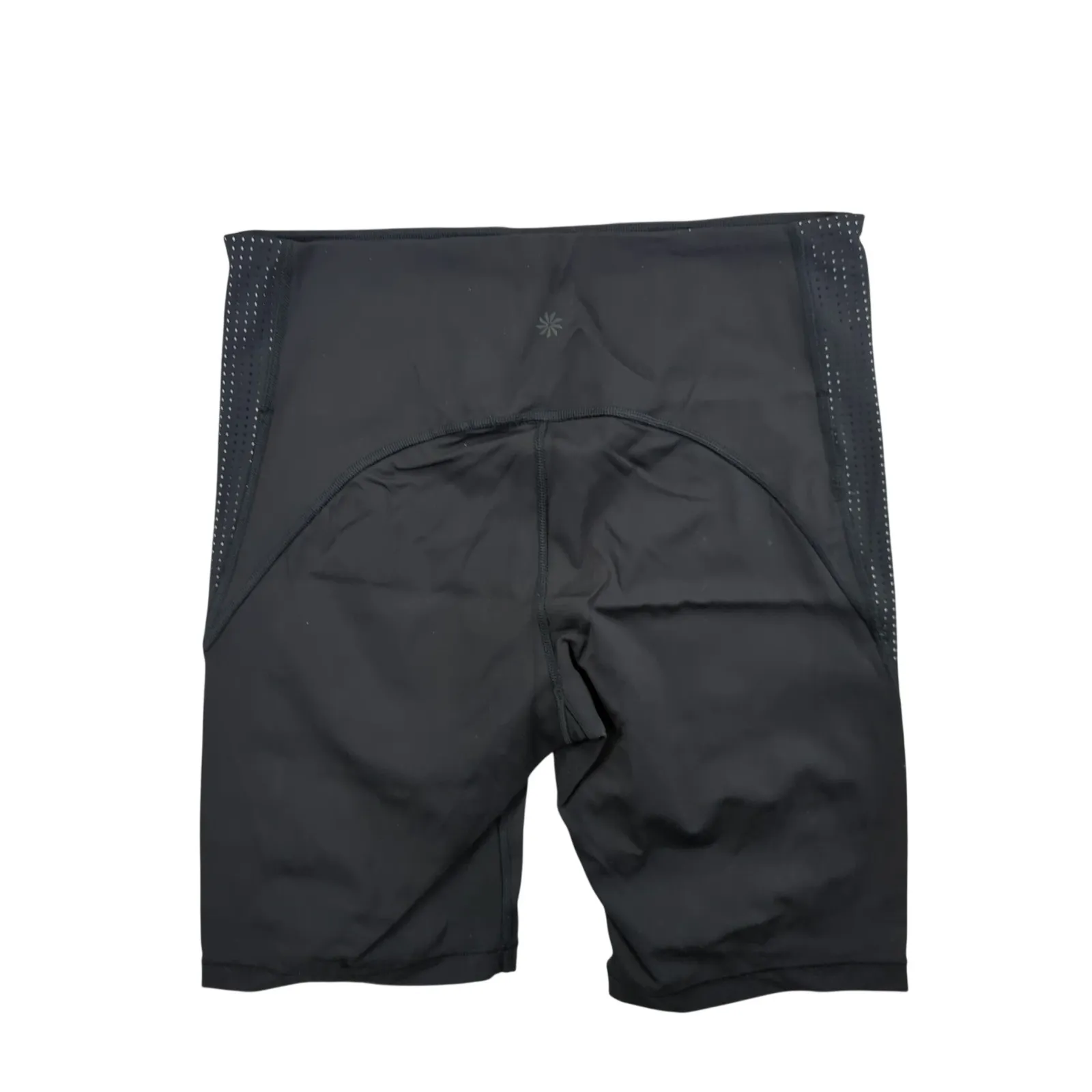 Athleta HIIT It 9 Bike Shorts Black Medium Athletic Workout Hit Compression - Image 2