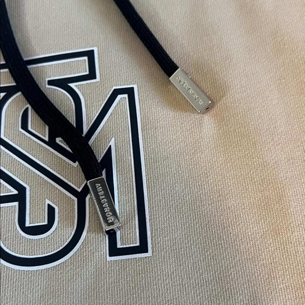 Monastery Couture Mitra Camel Hoodie Size Medium NWT Tan - Image 12