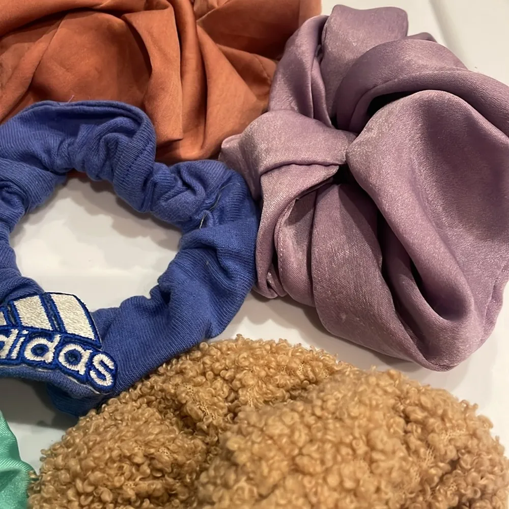 Scrunchies set of 8 multi color all like new Tan - Image 3