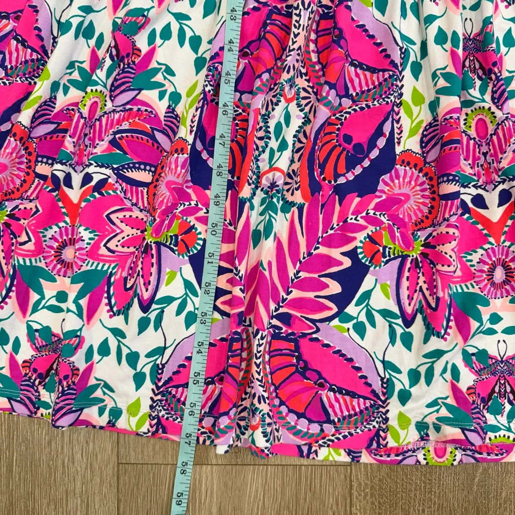 NWT Lilly Pulitzer Adriann Flutter Sleeve Maxi Dress Size Medium - Image 12